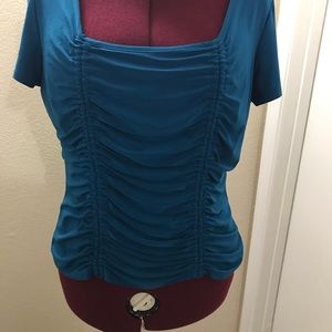 Cute Gathered and Fitted Top